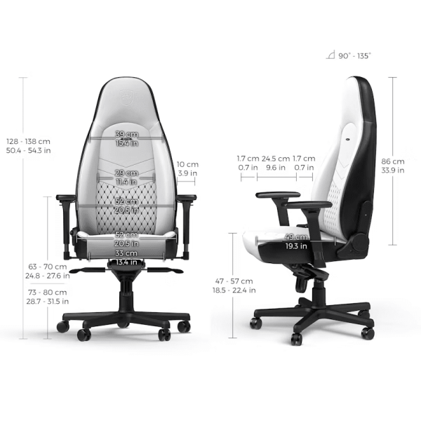 Noblechairs ICON White/Black Noblechairs ICON White/Black